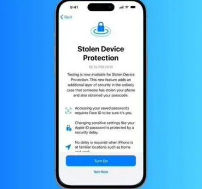 阳日镇苹果授权维修店分享被盗设备保护功能开启方法 