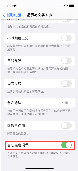 阳日镇苹果15维修店分享iPhone 15 Pro系列屏幕亮度 