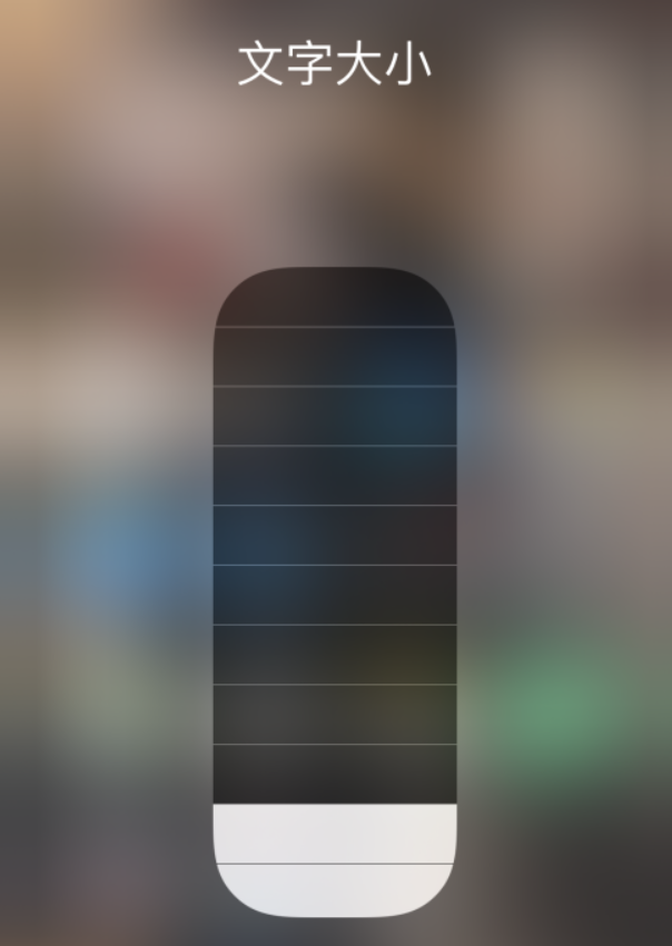 阳日镇苹果手机维修分享小技巧：在 iPhone 控制中心快速调节字体大小 